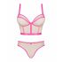 Conjunto Nudelia Obsessive - natural/rosa S/M