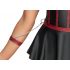 Cottelli Bondage - Conjunto Brillante con Restricciones para Brazos (Negro-Rojo) - M