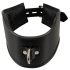 Bad Kitty - Leather-look Collar with Ring (Black)