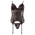 Cottelli - Adjustable Garter Top (Black)