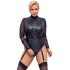 Cottelli Bondage Talla Grande - Body con Mangas de Encaje (Negro) - 3XL