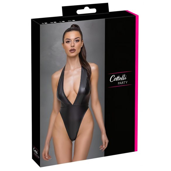 Cottelli Party - Body con escote profundo (negro)