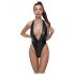 Cottelli Party - Body con escote profundo (negro)