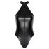 Noir - body brillante de cuello alto (negro) - M