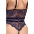 Cottelli - Body sexy abierto con tirantes (negro) - L