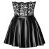 Noir - minivestido brillante con encaje (negro) - M