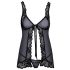 Besable - Babydoll abierto (negro)