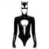 Black Velvet - Body Batwoman de manga larga (negro) - M