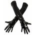 Guantes laca brillante negro Black Level - L