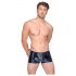 Black Level - Short varonil con cremallera (negro)