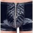 Black Level - Short varonil con cremallera (negro)