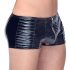 Black Level - Short varonil con cremallera (negro) - M