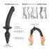 Strap-on-me Swith Semirrealista XXL - Dildo 2 en 1 (negro)