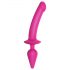 Dildo XXL Realista Strap-on-me 2en1 (rosa)