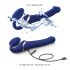 Strap-on-me S - Vibrador portátil con ondas de aire - (azul)