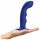 Strap-on-me M - vibrador G-punto azul, pulsante e impermeable