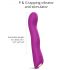 Love to Love Swap - vibrador de punto G con pulsos recargable (lila)