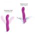 Love to Love Swap - vibrador de punto G con pulsos recargable (lila)