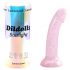 Dildolls Starlight - Dildo con base y estrellas (rosa)