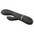 Conejito Glam - Vibrador Recargable con Estimulador en Negro