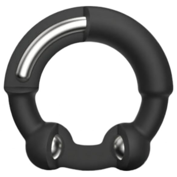 Anillo Dorcel Stronger - metálico, negro, poderoso.