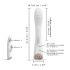 Vibrador Dorcel Flexi Rabbit con calentador (blanco)