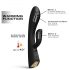 Conejo Dorcel Flexi - vibrador calido, negro