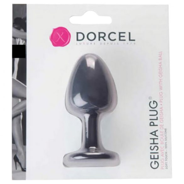 Plug Geisha Dorcel M - bolas anales (negro)