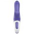 Satisfyer Magic Bunny - Vibrador resistente al agua con estimulador de clítoris (azul)