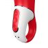 Satisfyer Power Flower - vibrador rojo, recargable y resistente al agua