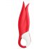 Satisfyer Power Flower - vibrador rojo, recargable y resistente al agua