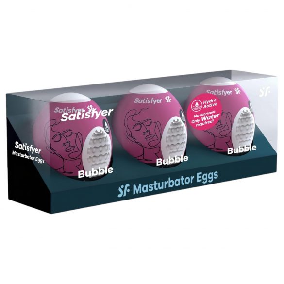 Satisfyer Egg Bubble - Set de Huevos de Placer (3 uds)