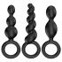 Satisfyer Booty Call - Set plug anal negro (3 piezas)