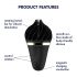 Satisfyer Sweet Treat - vibrador giratorio recargable (negro)