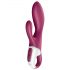 Satisfyer Heated Affair - vibrador rojo con calor y brazo para clítoris