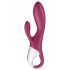 Satisfyer Heated Affair - vibrador rojo con calor y brazo para clítoris