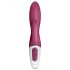 Satisfyer Heated Affair - vibrador rojo con calor y brazo para clítoris