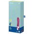 Satisfyer Big Heat - vibrador G-punto calefactable (rojo)