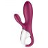 Satisfyer Hot Bunny - vibrador inteligente con calor (rojo)