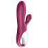 Satisfyer Hot Bunny - vibrador inteligente con calor (rojo)