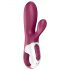 Satisfyer Hot Bunny - vibrador inteligente con calor (rojo)