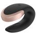 Satisfyer Double Love - vibrador para parejas inteligente (negro)