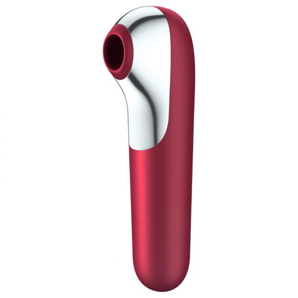 Satisfyer Dual Love - Vibrador inteligente vaginal y clitorial (rojo)