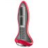 Satisfyer Rotator Plug 1 - vibrador anal con perlas rojo recargable