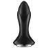 Satisfyer Rotator Plug 1 - vibrador anal con cuentas (negro)