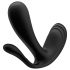 Satisfyer Top Secret Plus - Vibrador inteligente triple (negro)