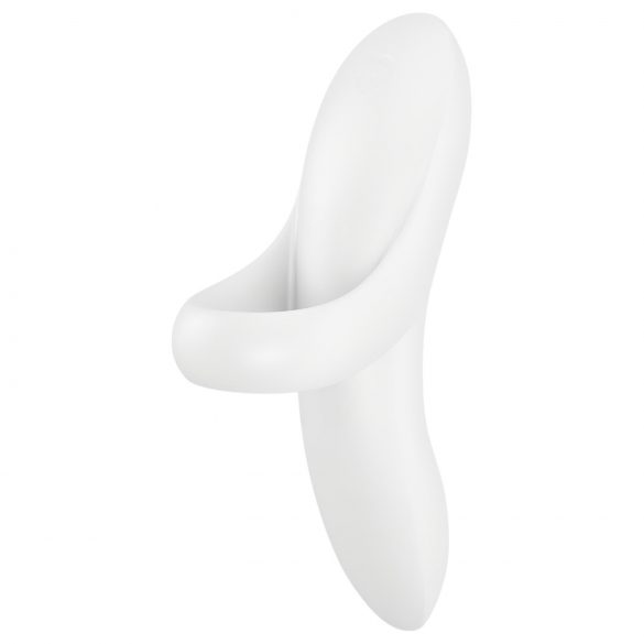 Satisfyer Bold Lover - vibrador impermeable para dedos (blanco)