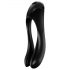 Satisfyer Candy Cane - vibrador dual recargable y resistente al agua (negro)