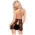 Penthouse Aumenta Libido - Babydoll de Encaje con Tanga (Negro)