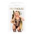 Penthouse Love Bud - conjunto abierto encaje rojo (negro)